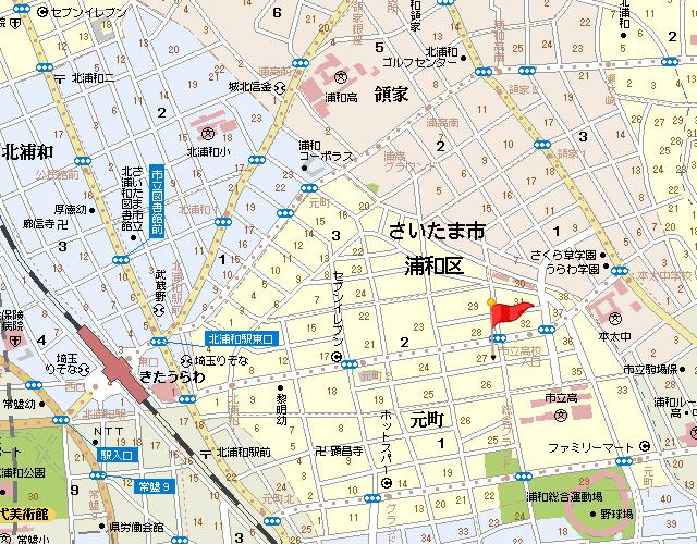 シェルメゾンの地図