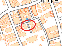 足立区中川　2棟一括の地図