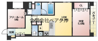 【間取り】 | リーガル京都堀川中立売Ⅱ