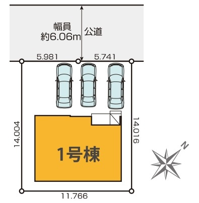 宮園12期【八木南小学校:徒歩10分】の区画図