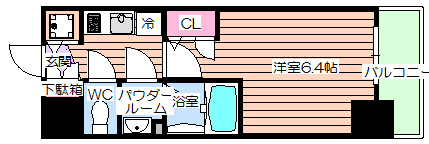【間取り】 | プレサンス中之島公園アティレ