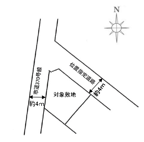 敷地面積13.79坪　売地　富士見市渡戸3丁目