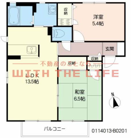 シャンティ小森野【キャッシュバック対象】の間取り