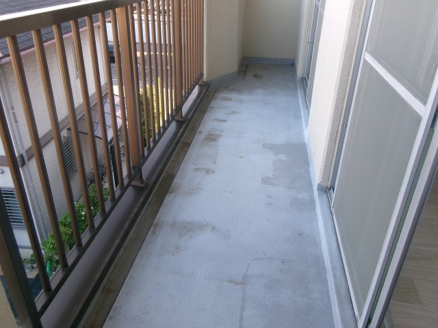 シャトレ北川のバルコニー