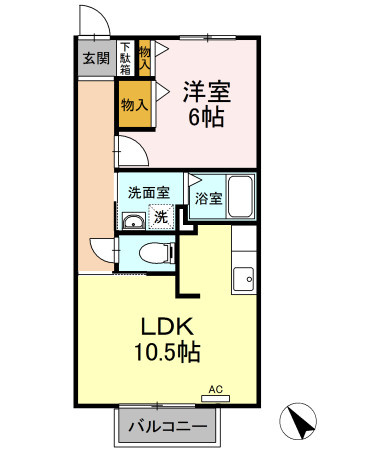 エスポワール栄の間取り