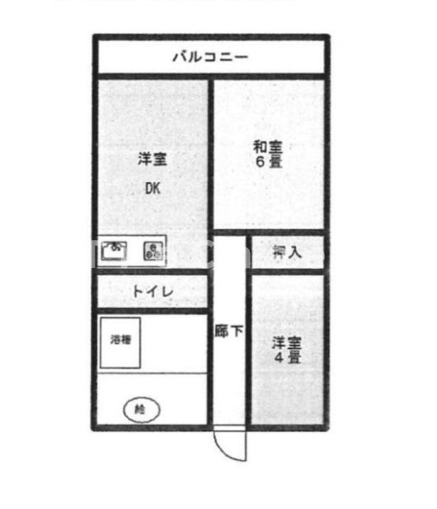 蓮根ペガサスビルの間取り