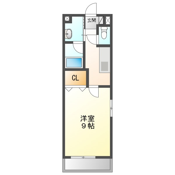 ピアスマート大供の間取り
