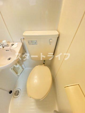 大阪市淀川区木川西２丁目の賃貸マンションのトイレ