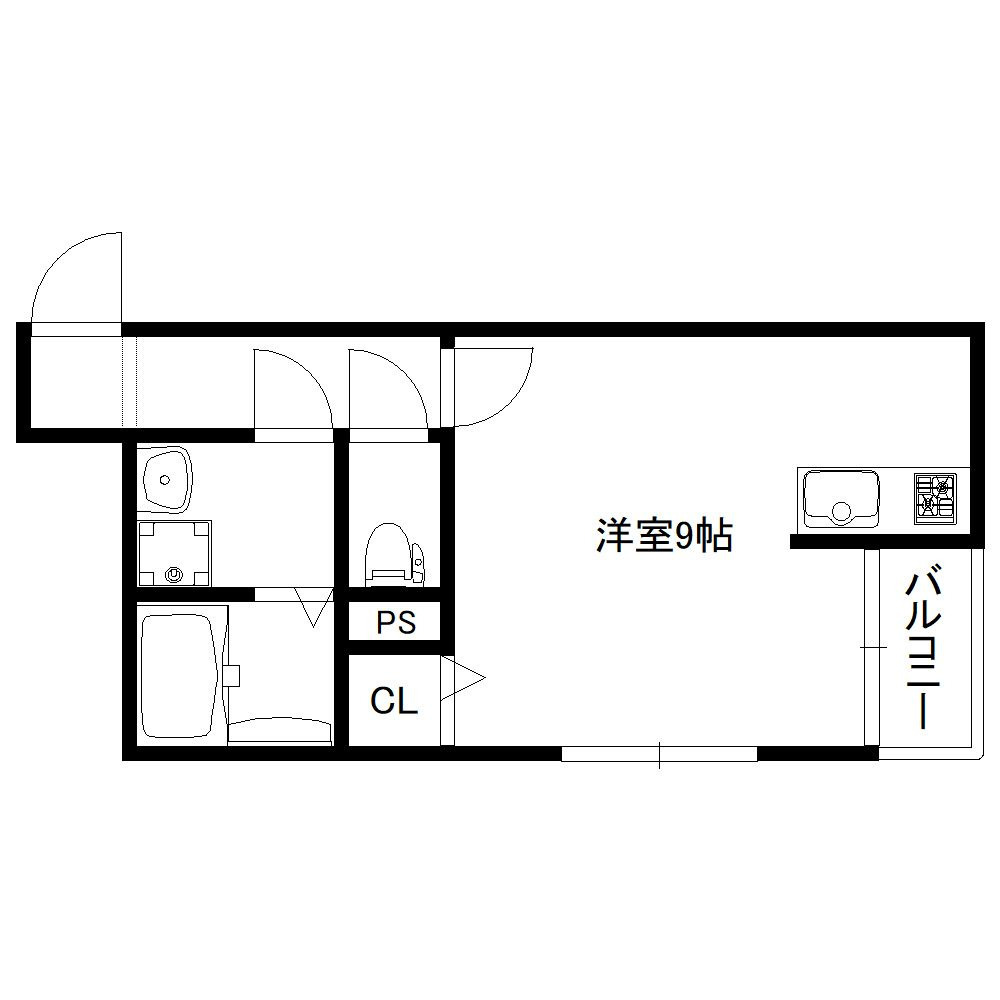 イル・カーサ大橋南の間取り