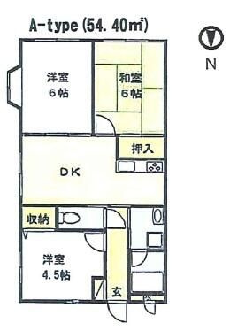 クレインⅡビルの間取り