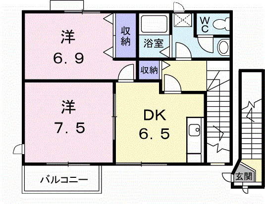 セナングＡの間取り