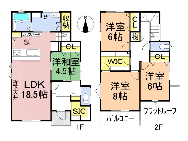 タマタウン　岐阜市中西郷（西郷小）　全３区画分譲の間取り|■３号棟　■ヤマダ不動産　株式会社リライフ　
■夢のマイホーム購入をフルサポートします！