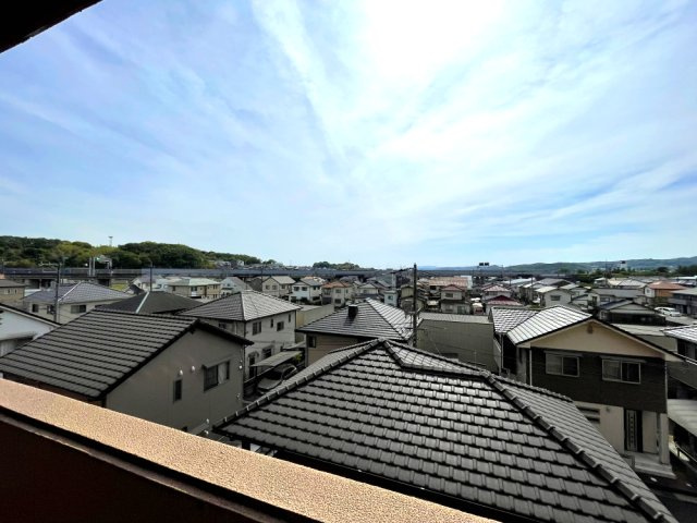 ノーブルコート中庄の展望|開放感のある、気持ちのよい眺望が魅力です。