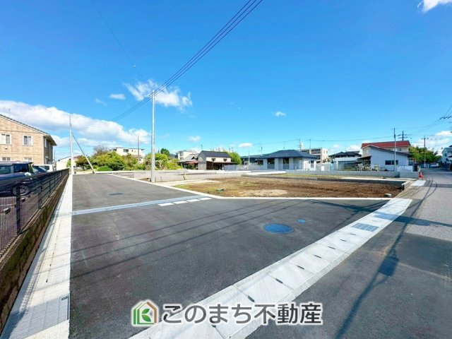 ブルーミングガーデン宇都宮市江曽島町の前面道路含む現地写真|前面道路含む現地写真