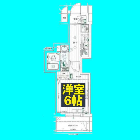 エステムコート名古屋泉プラチナムゲートの間取り