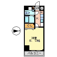 リベール名駅南の間取り
