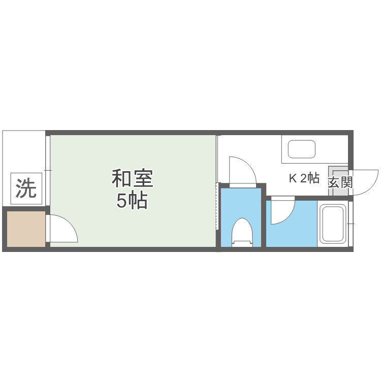 ジャパネットハイツ2の間取り