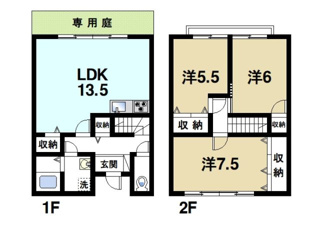 パナメゾン壱番館の間取り|3LDKの間取りになります