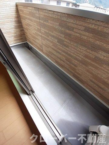 ミルト久米Ａのバルコニー
