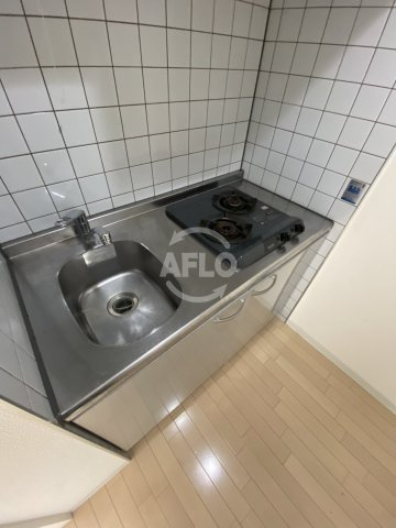 ジュネーゼ京町堀パークサイドのキッチン|ジュネーゼ京町堀パークサイド　２口ガスシステムキッチン