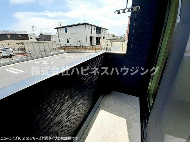 ブラウンヒルズのバルコニー