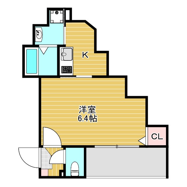 リアリーク姫島の間取り