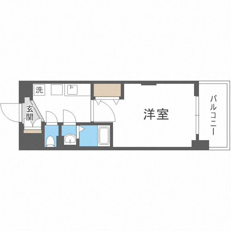 Luxe新大阪αの間取り