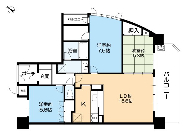 プレステージ豊中桜塚レーヴエッセの間取り