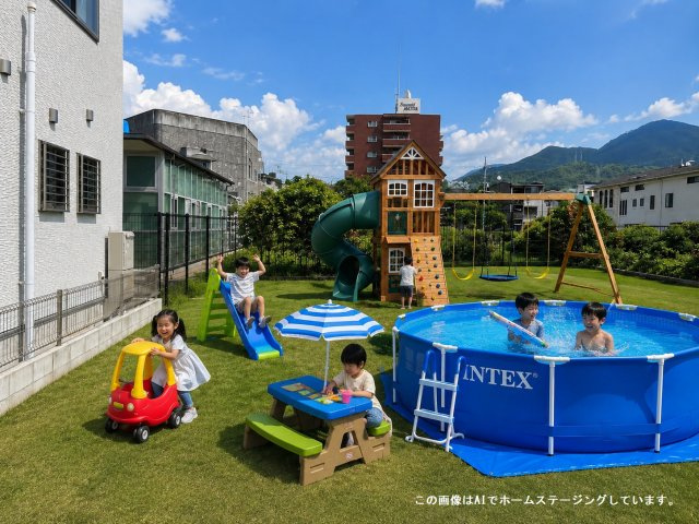 安芸郡海田町南幸町の庭|子どもたちものびのび遊べる広々としたお庭にも♪※画像はイメージです。