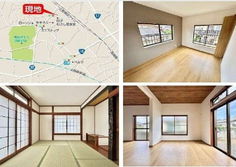 中古戸建　熊谷市小島776-11（リフォーム住宅）の前面道路含む現地写真