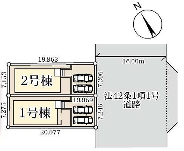 市原市若宮７丁目の区画図