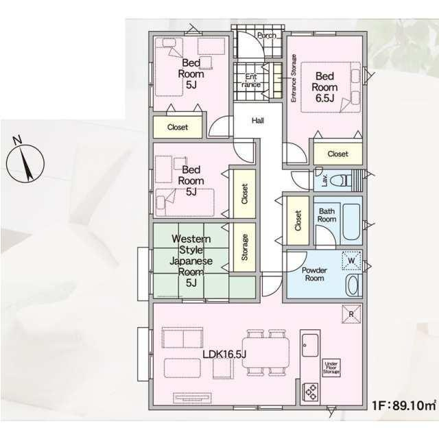 筑後市常用第5の間取り| 