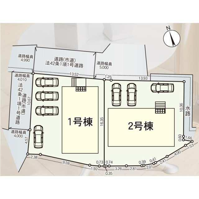 筑後市常用第5の区画図| 