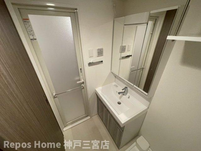 レオンコンフォート神戸駅前の洗面所