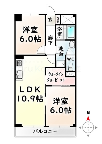 【間取り】 | ドミール芝【名古屋市賃貸・RC造】