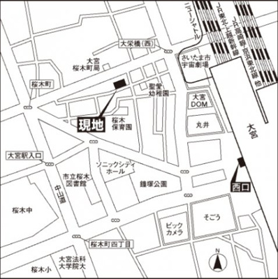【地図】 | イニシアコート大宮West