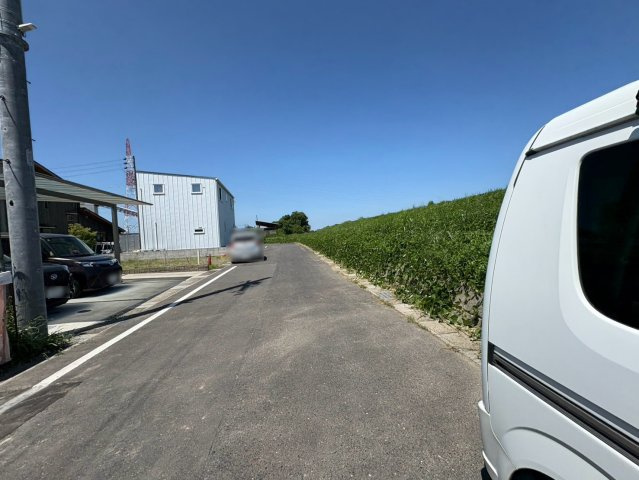 リーブルガーデン　各務原市川島緑町　全2区画分譲の前面道路含む現地写真|「現地（2026年7月2日）撮影」　
■前面道路　
■ヤマダ不動産　株式会社リライフ