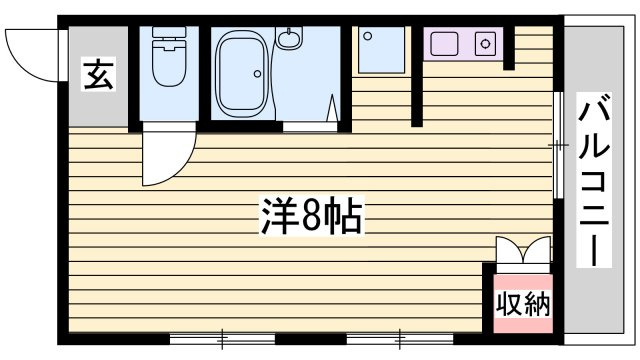 サニーキューブNの間取り