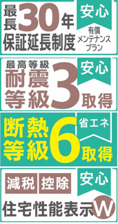 【構造・工法・仕様】 | 【仲介手数料無料！！】日野市日野　新築戸建て（全1棟）1号棟　5080万円