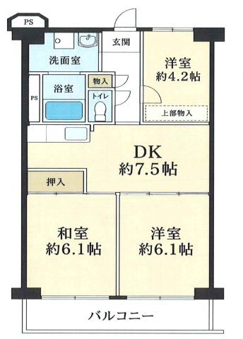 【間取り】 | ネオハイツ城東