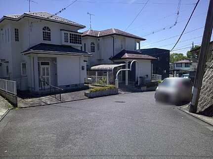熊野町初神3丁目の前面道路含む現地写真