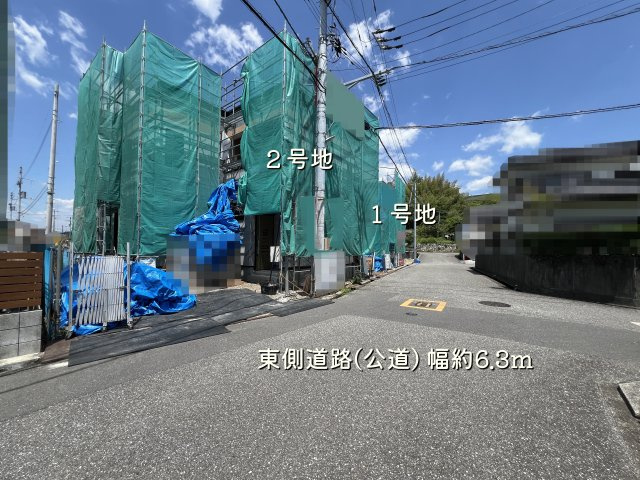 【前面道路含む現地写真】 | 高知市鴨部/2区画