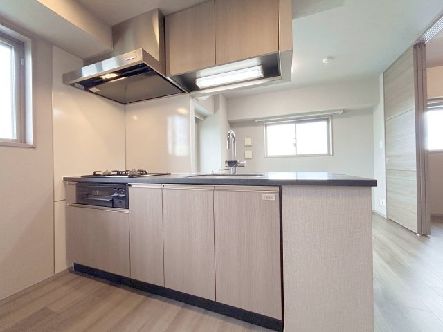 ミルーナヒルズ亀有のキッチン|ドキドキの新生活も、安心してスタート。ぴったりの住まいを見つけませんか？クランディアが一緒に住まい選びをサポートします‼　まずは、お気軽にお問合せください　＃クランディア