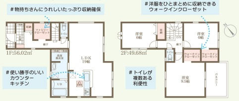 リーブルガーデン生駒市中菜畑2丁目2期の間取り