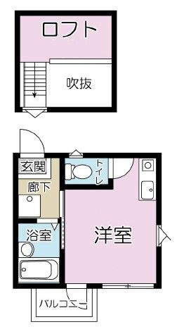 イーストハイムの間取り|間取りです。