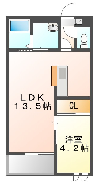 ＧＲＡＮＤＴＩＣ西大寺の間取り