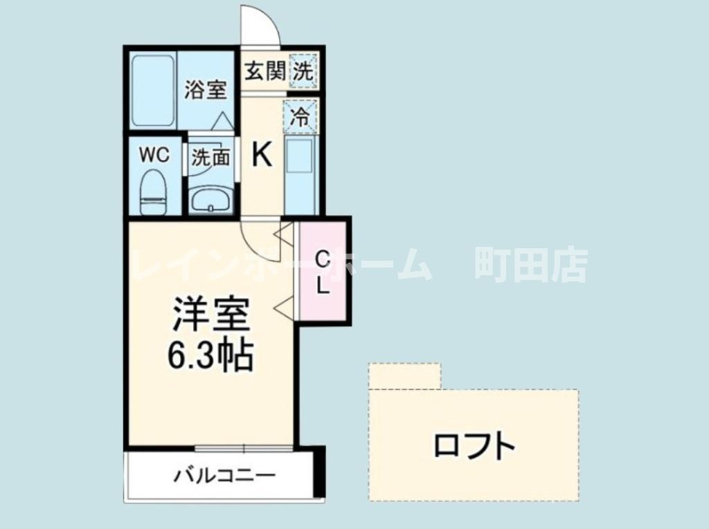 ノア若松※初期費用分割後払いサービス利用可能物件の間取り