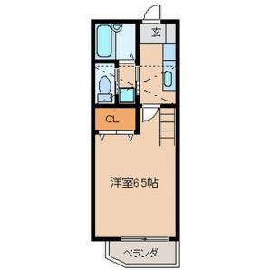 Aレガート久留米大前　A棟の間取り