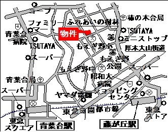 プリンスフィールドの地図|案内図