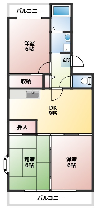 ファミールメゾンの間取り